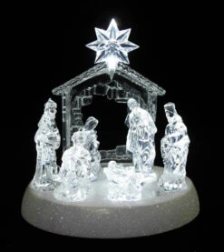 LED Lighted Christmas Nativity Scene - 7.5" - Pure White -Northlight Sale Store northlight20ct2071 202 107 74997.1588369074