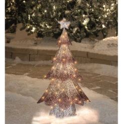 Northlight LED Lighted Mesh Christmas Tree Outdoor Decoration - 46" - Bronze Gold Finish 7 Northlight LED Lighted Mesh Christmas Tree Outdoor Decoration - 46" - Bronze Gold Finish -Northlight Sale Store northlight20d2018 30322rg 48 30818.1606531189