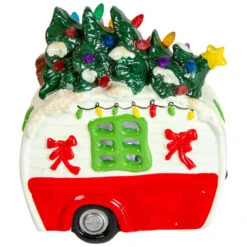 LED Lighted Santa And Snowman Camper Christmas Decoration - 7.75" -Northlight Sale Store northlight20dw92543 3 80028.1665260255