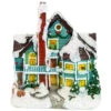 Northlight LED Lighted Snowy House Christmas Village Decoration - 5.5" - Green