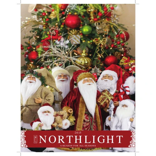 Frontier Reindeer Skiing Santa Claus Christmas Figurine - 9" - Red And White 3 Frontier Reindeer Skiing Santa Claus Christmas Figurine - 9" - Red And White - Image 3