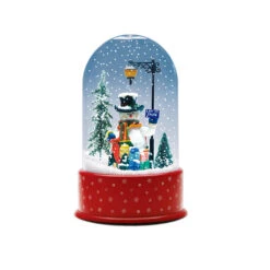 Northlight Lighted Snowman With Street Light Snowing Christmas Globe - 11.75" -Northlight Sale Store northlight20r27471 5 17616.1698958397