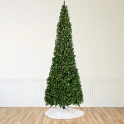 16' Pre-Lit Pendleton Spruce Slim Artificial Christmas Tree, Clear Lights