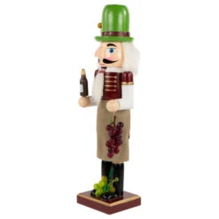 14" Green And Red Wine With Grapes Christmas Nutcracker -Northlight Sale Store northlight 97135 3 29384.1670057683