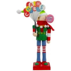 Northlight Tootsie Roll Charms Blow Pop Wooden Christmas Elf Figure - 11"