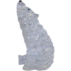 Northlight LED Lighted Commercial Grade Acrylic Polar Bear Outdoor Christmas Decoration - 18.5" - Pure White Lights -Northlight Sale Store northlight a30936 03 68186.1692112284