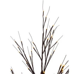 Northlight 4' LED Lighted Christmas Brown Birch Twig Tree Outdoor Decoration - Warm White LIghts -Northlight Sale Store northlight a90267 2 59030.1665610749