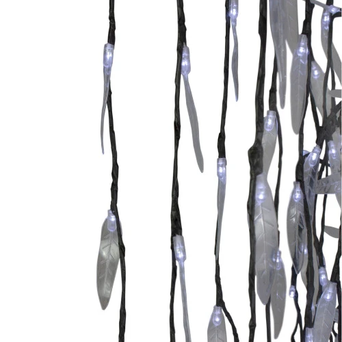 Northlight LED Lighted Willow Tree Outdoor Christmas Decoration - 6' - Pure White Lights 2 Northlight LED Lighted Willow Tree Outdoor Christmas Decoration - 6' - Pure White Lights - Image 2