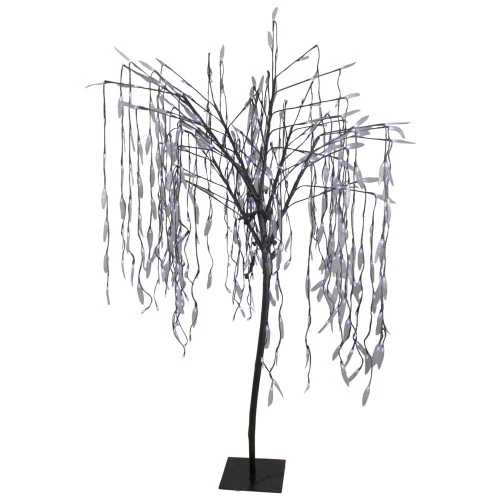 Northlight LED Lighted Willow Tree Outdoor Christmas Decoration - 6' - Pure White Lights 1 Northlight LED Lighted Willow Tree Outdoor Christmas Decoration - 6' - Pure White Lights