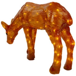 Northlight LED Lighted Commercial Grade Acrylic Reindeer Outdoor Christmas Decoration - 22" - Warm White Lights -Northlight Sale Store northlight a92003 01 14628.1638200631