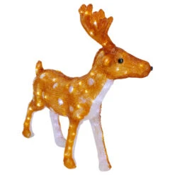 Northlight LED Lighted Commercial Grade Acrylic Reindeer Outdoor Christmas Decoration - 24" - Warm White -Northlight Sale Store northlight a92005 02 26284.1638200939