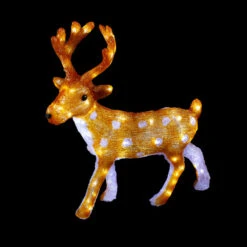 Northlight LED Lighted Commercial Grade Acrylic Reindeer Outdoor Christmas Decoration - 24" - Warm White -Northlight Sale Store northlight a92005 black 73351.1701710477