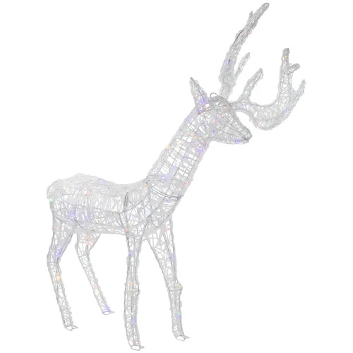 Northlight LED Color Changing Commercial Grade Acrylic Reindeer Outdoor Christmas Decoration - 46.5" 4 Northlight LED Color Changing Commercial Grade Acrylic Reindeer Outdoor Christmas Decoration - 46.5" - Image 4