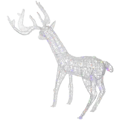 Northlight LED Color Changing Commercial Grade Acrylic Reindeer Outdoor Christmas Decoration - 46.5" 5 Northlight LED Color Changing Commercial Grade Acrylic Reindeer Outdoor Christmas Decoration - 46.5" - Image 5