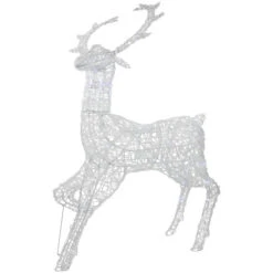 Northlight Commercial Grade Acrylic Reindeer Outdoor Christmas Decoration - 46.5" - Pure White LED -Northlight Sale Store northlight a94008 2 75399.1701969860
