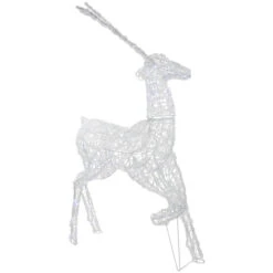 Northlight Commercial Grade Acrylic Reindeer Outdoor Christmas Decoration - 46.5" - Pure White LED -Northlight Sale Store northlight a94008 3 31011.1672391790