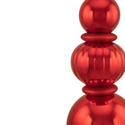 Northlight Shiny Ball Finial Tower Commercial Christmas Decoration - 4.5' - Red -Northlight Sale Store northlight ao93355 4 88290.1655136495