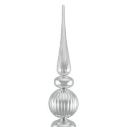 Northlight Shiny Ball Finial Tower Commercial Christmas Decoration - 54" - Silver -Northlight Sale Store northlight ao93357 3 85704.1715200861