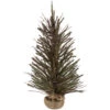 Northlight 2' Green And Brown Warsaw Twig Artificial Christmas Tree With Burlap Base - Unlit