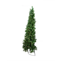6' Pre-Lit Pine Artificial Wall Christmas Tree, Clear Lights -Northlight Sale Store northlight b83521 3 86796.1599873105