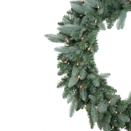 Northlight Real Touch™? Pre-Lit Washington Frasier Fir Artificial Christmas Wreath - 36" - Clear Lights 2 Northlight Real Touch™? Pre-Lit Washington Frasier Fir Artificial Christmas Wreath - 36" - Clear Lights - Image 2