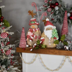 Northlight LED Lighted Gingerbread Santa Claus Glittered Christmas Figure - 15.5" -Northlight Sale Store northlight cb949102c20cb94909 styled 02 19840.1694533527