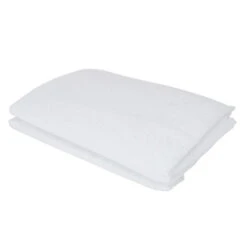 White Glittered Soft Plush Buffalo Artificial Christmas Snow Drape 36" X 60"