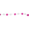 Northlight 9' Pink And White Plush Snowball Christmas Garland