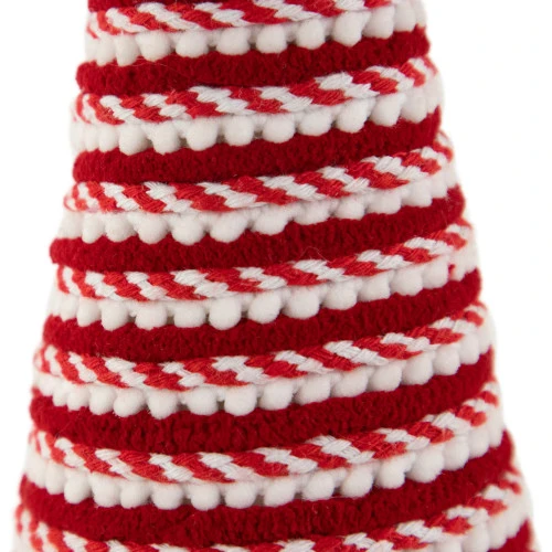 Northlight Candy Cane Swirled Christmas Cone Tree - 10.5" - Red And White 5 Northlight Candy Cane Swirled Christmas Cone Tree - 10.5" - Red And White - Image 5