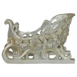 Northlight Christmas Sleigh Decoration - 9.75" - Champagne