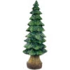 Northlight Glittered Pine Tree Christmas Decoration - 9.5"