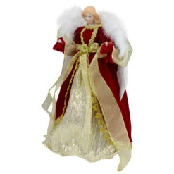 Northlight 14" Red And Gold Traditional Angel Christmas Tree Topper - Unlit -Northlight Sale Store northlight e90893 3 96285.1604023644