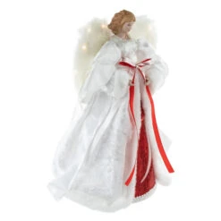 Northlight 14" White And Red Angel With Lighted Wings Christmas Tree Topper 8 Northlight 14" White And Red Angel With Lighted Wings Christmas Tree Topper -Northlight Sale Store northlight e94086 2 22529.1664379038