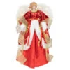 Northlight Angel With Lighted Wings Christmas Tree Topper - 14" - Red And White