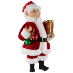 Northlight Santa Elf With Gift Christmas Figure - 14" 7 Northlight Santa Elf With Gift Christmas Figure - 14" -Northlight Sale Store northlight e95945 02 62385.1720742953