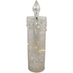 Northlight LED Lighted Dripping Candle Christmas Decoration - 13"