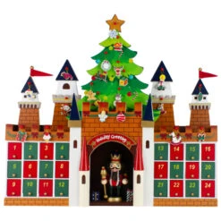 20.5" Nutcracker Castle Christmas Advent Calendar Decoration -Northlight Sale Store northlight f92071 5 05002.1664899827