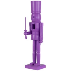 Northlight Nutcracker Soldier With Sword Christmas Figure - 15" - Purple -Northlight Sale Store northlight f96455 05 91281.1726712129