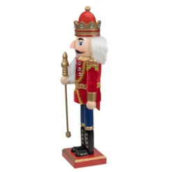 Northlight Traditional Christmas Nutcracker King With Scepter Figurine - 14" - Red And Gold -Northlight Sale Store northlight f97125 1 12095.1664901051