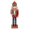 Northlight Traditional Christmas Nutcracker King With Scepter Figurine - 14" - Red And Gold