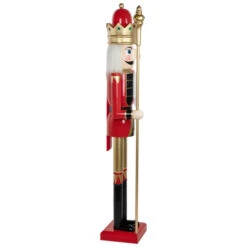 Northlight Commercial Size Christmas Nutcracker King With Scepter - 6' - Red, Black And Gold -Northlight Sale Store northlight f97149 2 82522.1665519675