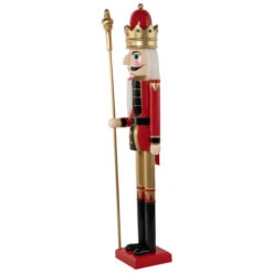 Northlight Commercial Size Christmas Nutcracker King With Scepter - 6' - Red, Black And Gold -Northlight Sale Store northlight f97149 3 11943.1680803015