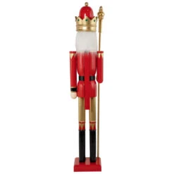 Northlight Commercial Size Christmas Nutcracker King With Scepter - 6' - Red, Black And Gold -Northlight Sale Store northlight f97149 4 61021.1665519675