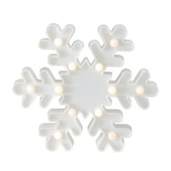 Northlight LED Lighted Snowflake Christmas Marquee Sign - 9.5" - White -Northlight Sale Store northlight fm26613 65418.1694101352