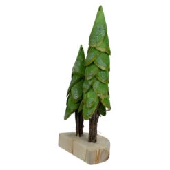 Northlight Christmas Trees On A Wooden Base Decoration - 9" - Brown And Green -Northlight Sale Store northlight gb90534 3 94817.1669970845