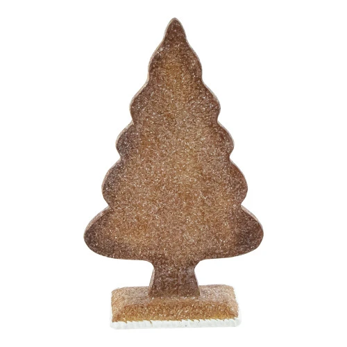 Northlight Glittered Gingerbread Tree Christmas Decoration - 8.25" 6 Northlight Glittered Gingerbread Tree Christmas Decoration - 8.25" - Image 6