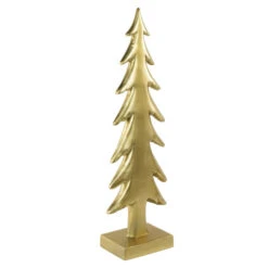 Shiny Christmas Tree On Square Base Decoration - 16" - Gold -Northlight Sale Store northlight gb94412 2 16763.1671008225
