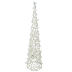 Northlight LED Lighted Glittered Cone Tree Christmas Decorations - 39.25" - White - Set Of 3 9 Northlight LED Lighted Glittered Cone Tree Christmas Decorations - 39.25" - White - Set Of 3 -Northlight Sale Store northlight h36267 4 98057.1718313978