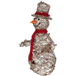 Northlight Lighted Glittered Snowman And Berries Outdoor Christmas Decoration - 28" -Northlight Sale Store northlight h85237 3 48859.1670576250