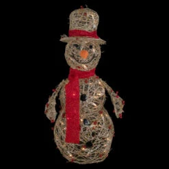 Northlight Lighted Glittered Snowman And Berries Outdoor Christmas Decoration - 28" -Northlight Sale Store northlight h85237 on20black 28093.1670576534